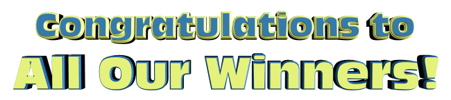 Congratulations to all our winners!